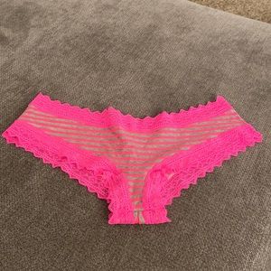 Pink by Victoria’s Secret extra low rise cheekster panty